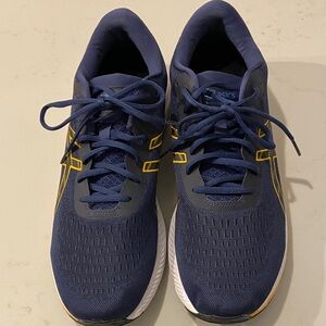 Asics Gel-Excite 9 Blue and Yellow Sneakers